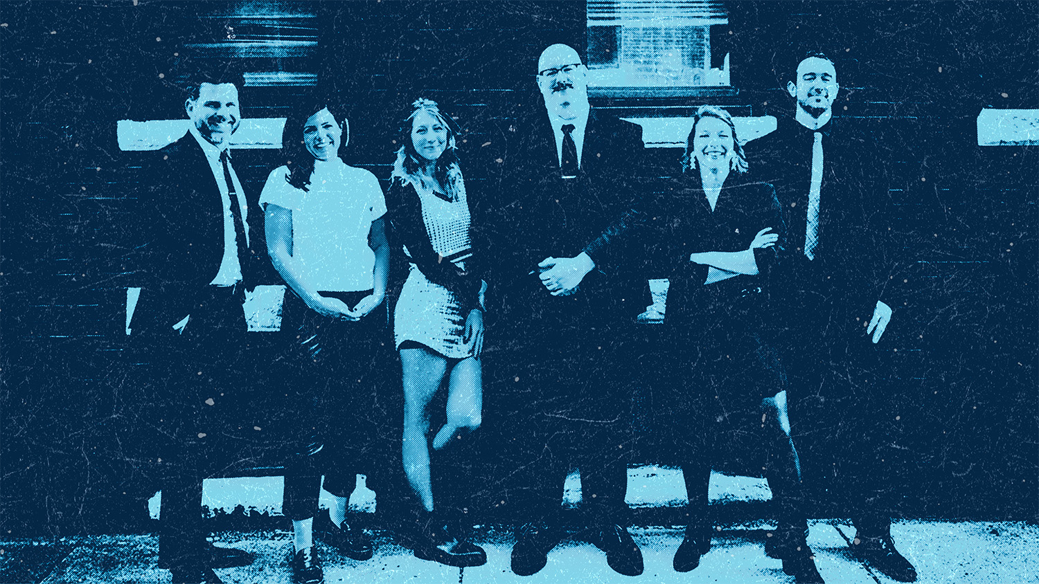 The cast of Improv Asylum jump into Boston Harbor in anticipation of the Boston Tall Ships Festival